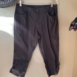 Eddie Bauer Dark Gray Cargo Capris